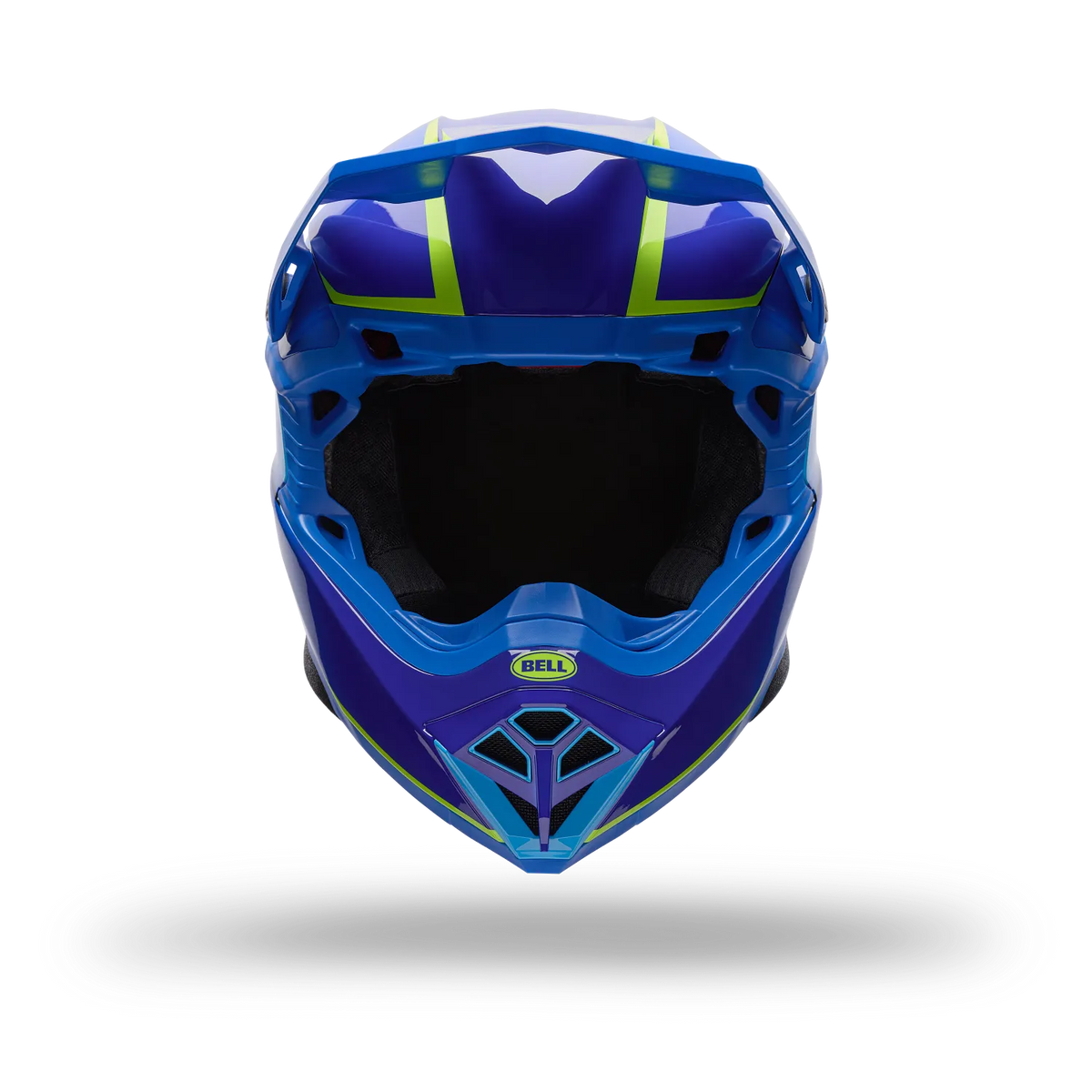 Bell Moto-10 GP Vector Frequency Blue Helmet