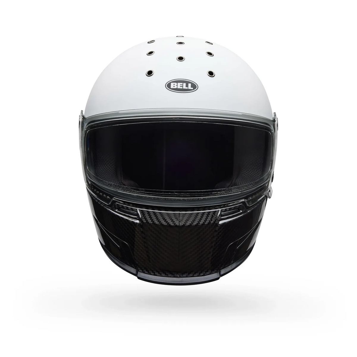 Bell Eliminator Carbon Diverge White/Black Helmet