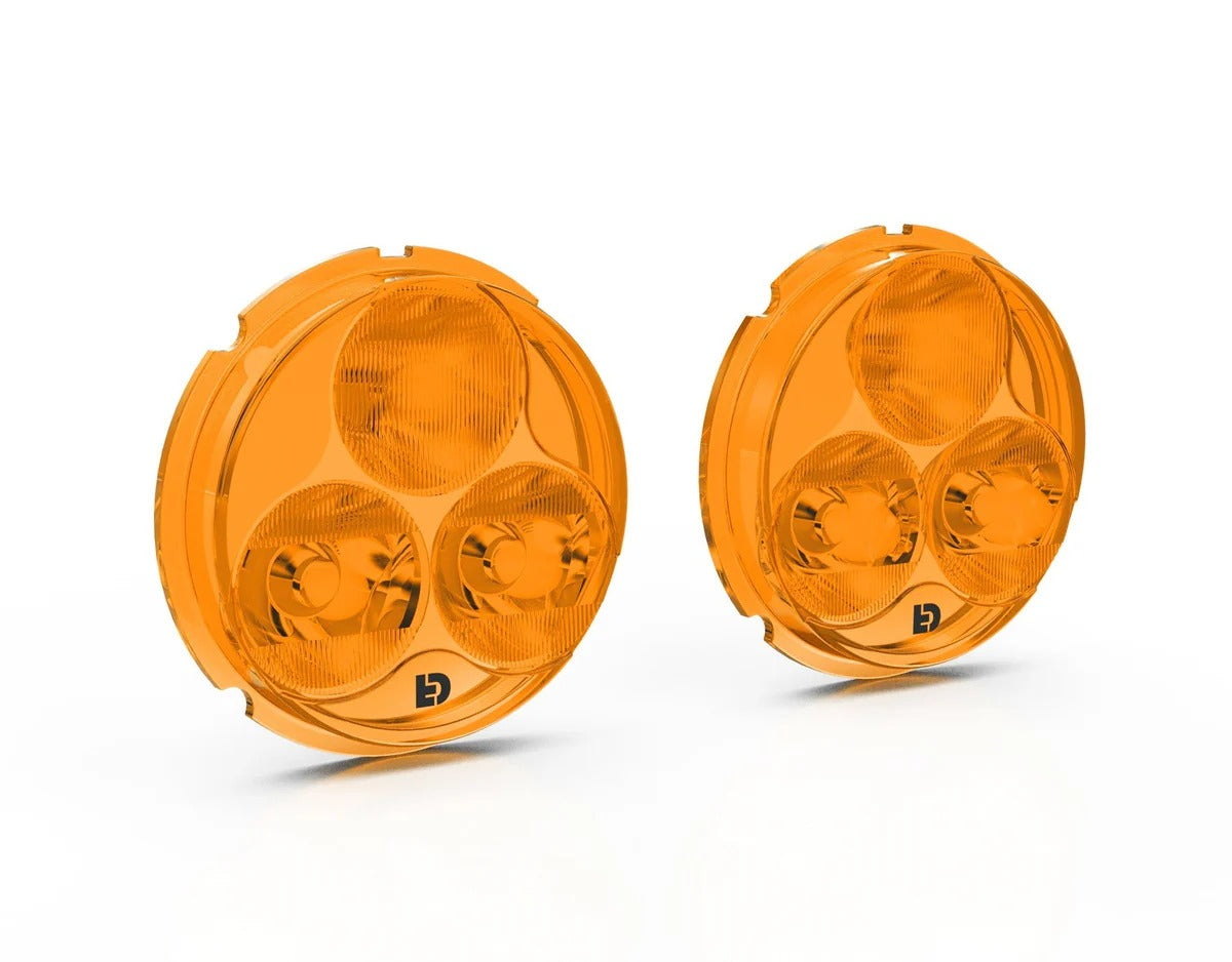Denali TriOptic Amber Lens Kit for Denali D3 Driving Lights