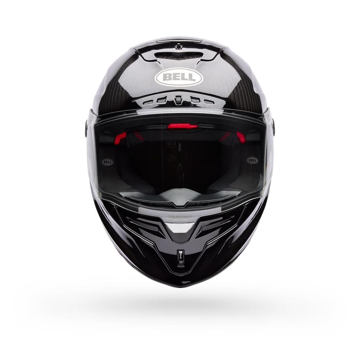 Bell Race Star DLX Flex Strike Gloss Silver/White Helmet