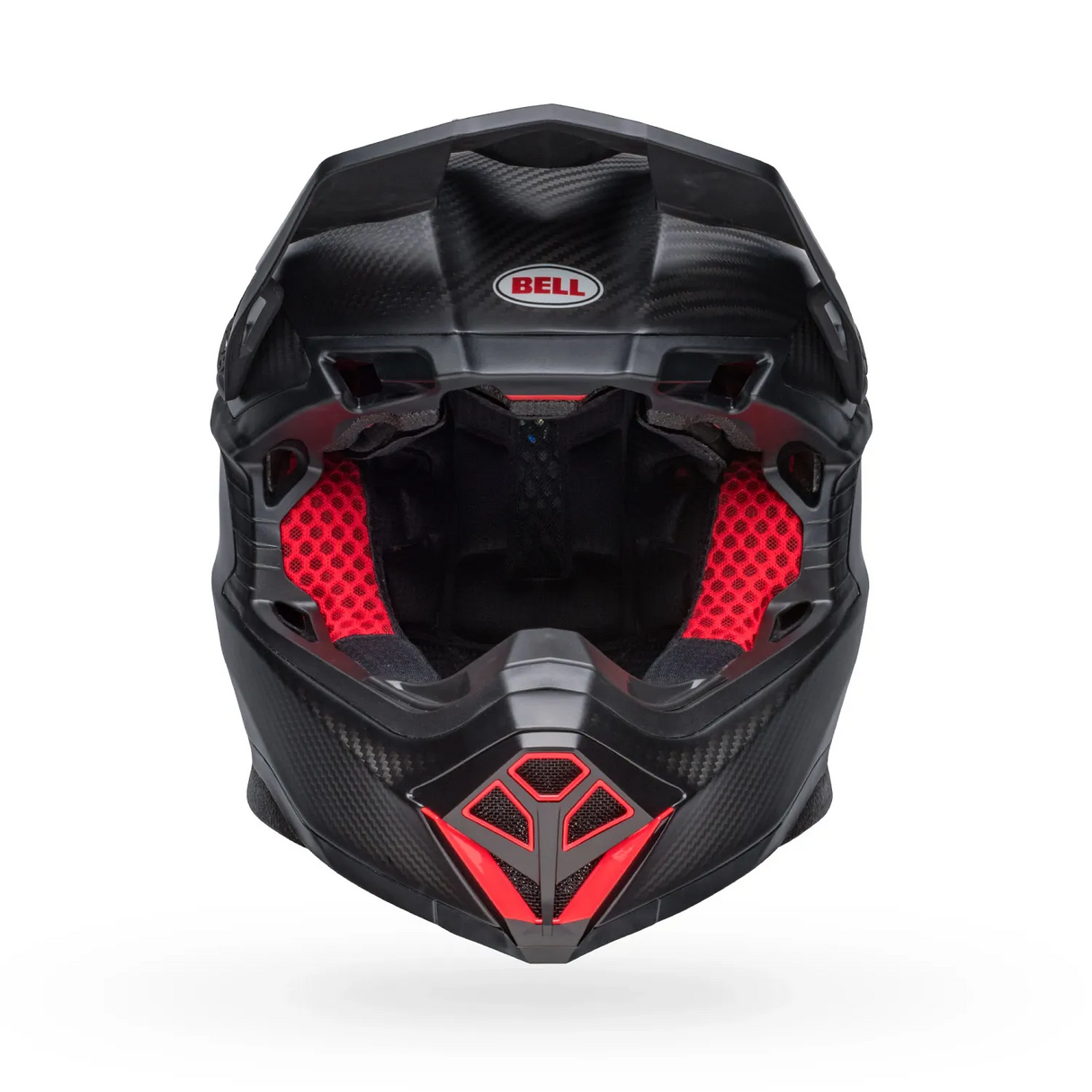 Bell Moto-10 Spherical Satin/Gloss Black/Red Helmet