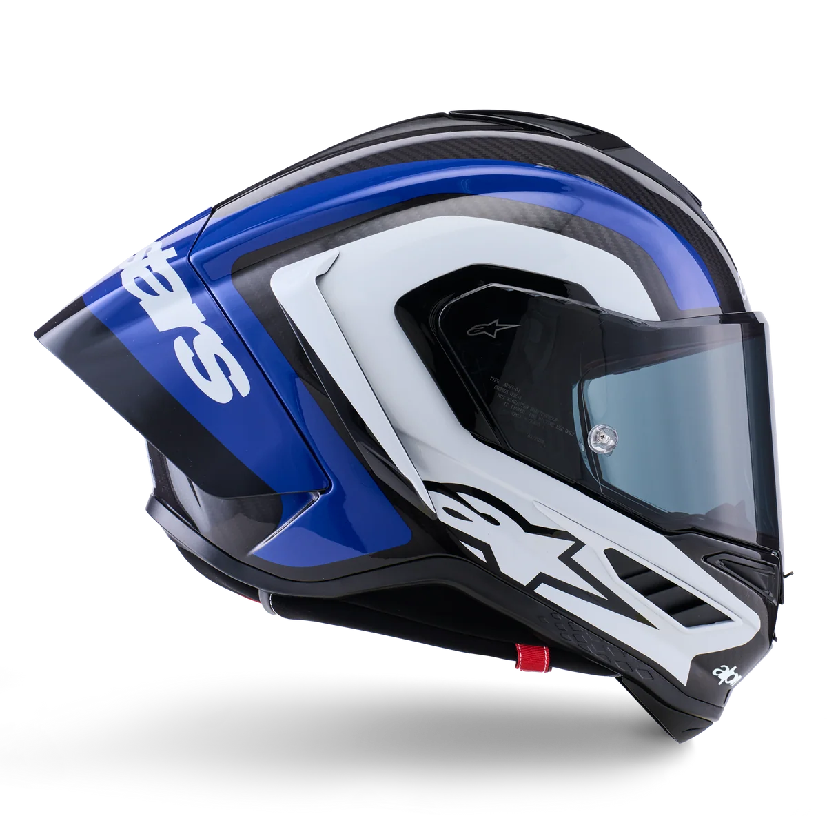 Alpinestars Supertech R10 Arius Gloss Black/White/Blue Helmet