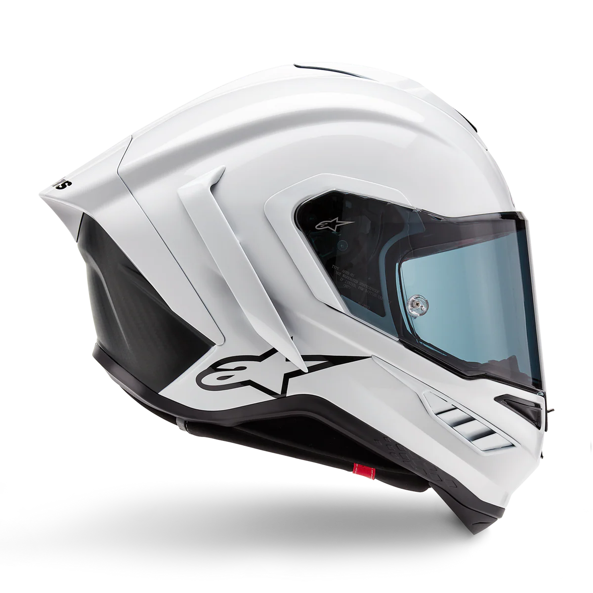 Alpinestars Supertech R10 Solid Gloss White/Matte Black Helmet