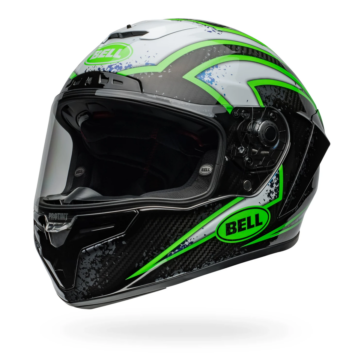 Bell Race Star DLX Flex Xenon Gloss Black/Kryptonite Helmet