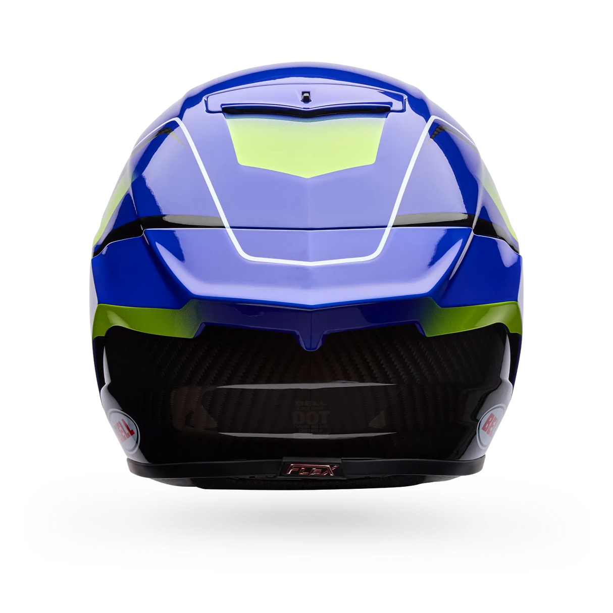 Bell Race Star DLX Flex Grid Gloss Blue/Yellow Helmet