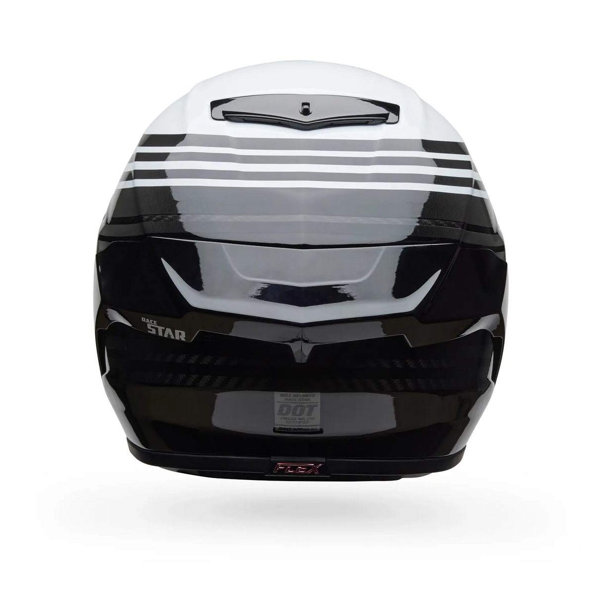 Bell Race Star DLX Flex Dash Gloss White/Black Helmet