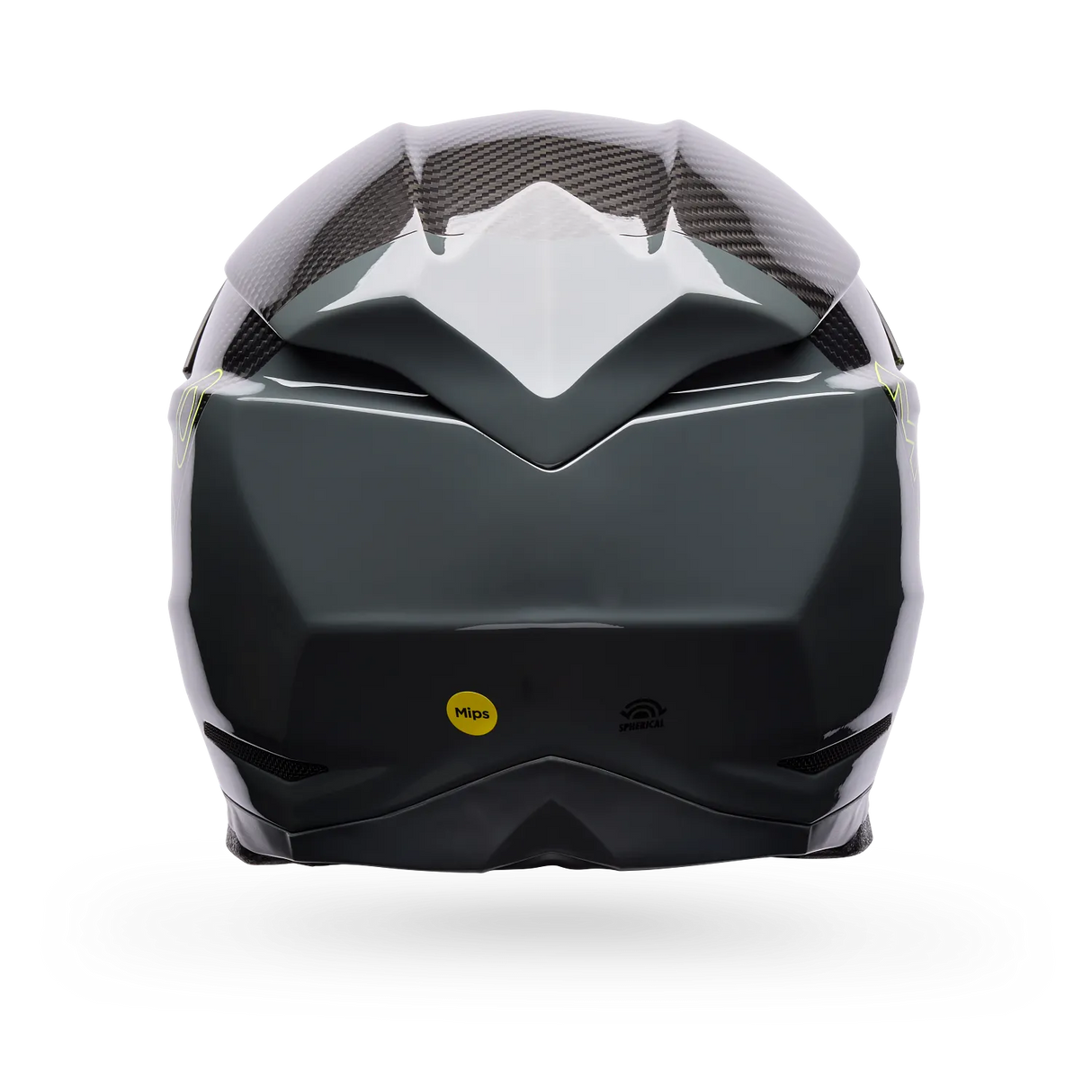 Bell Moto-10 Spherical Strike Gloss Yellow/Grey Helmet