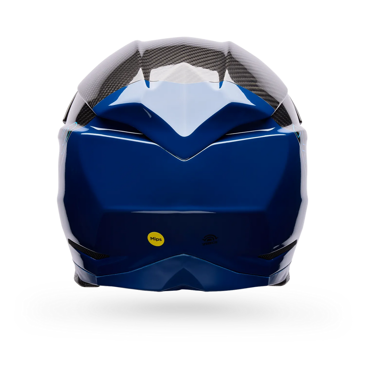 Bell Moto-10 Spherical Strike Gloss Blue Helmet