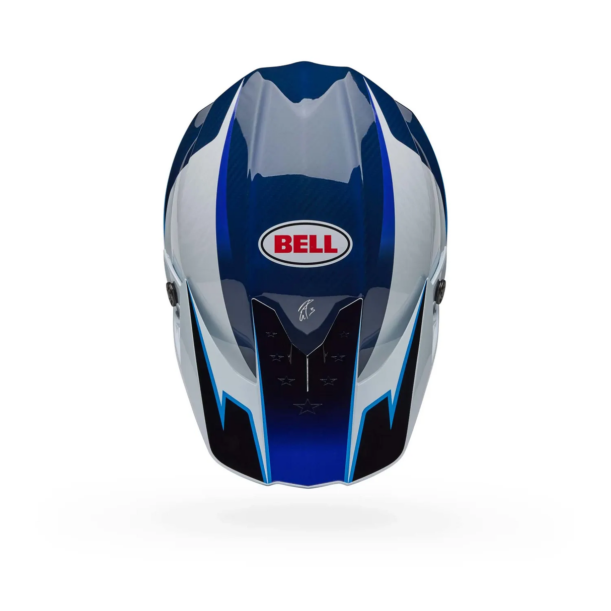Bell Moto-10 Spherical Tomac 25 Replica Gloss Blue/White Helmet
