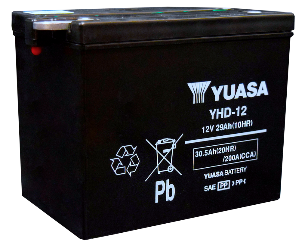 Yuasa YHD-12 Yumicron Series 12V 29Ah/240CCA Heavy Duty Battery