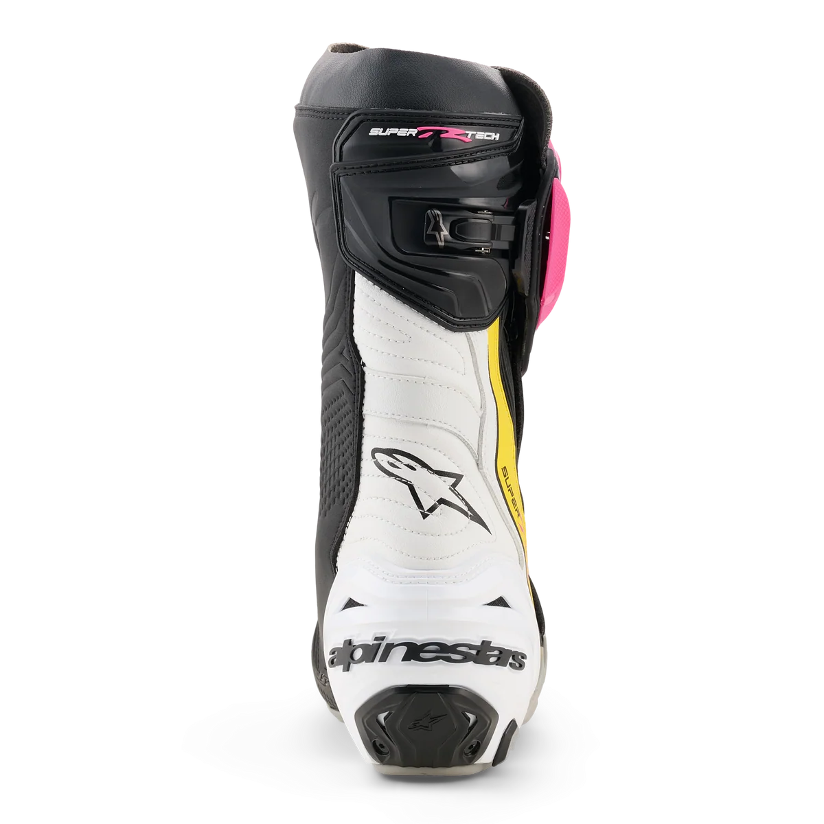 Alpinestars Supertech R V2 Black/Magenta/White/Yellow Boots