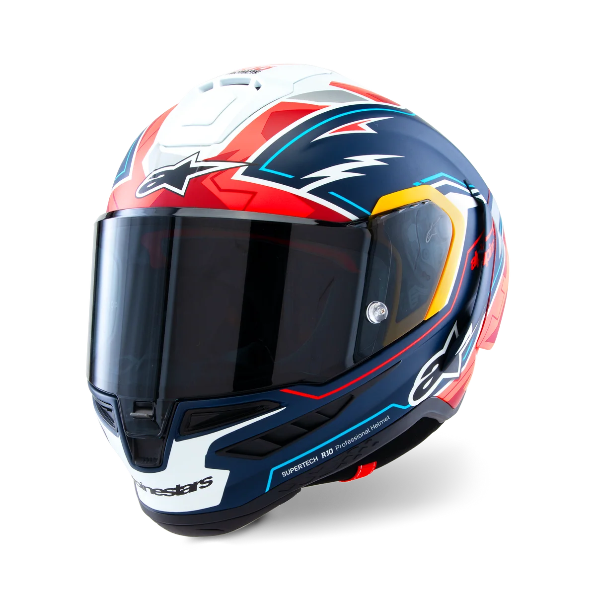 Alpinestars Supertech R10 Limited Edition Acosta Matte Blue/Red/White Helmet
