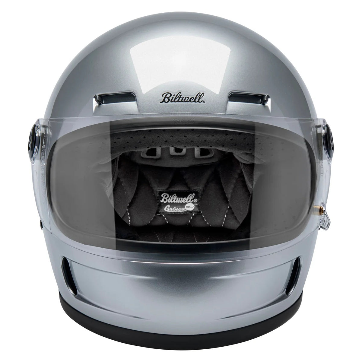 Biltwell Gringo SV Gloss Silver Helmet