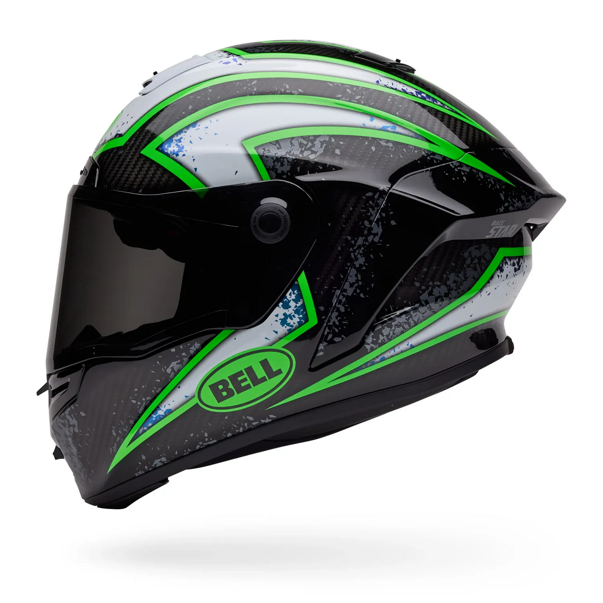 Bell Race Star DLX Flex Xenon Gloss Black/Kryptonite Helmet