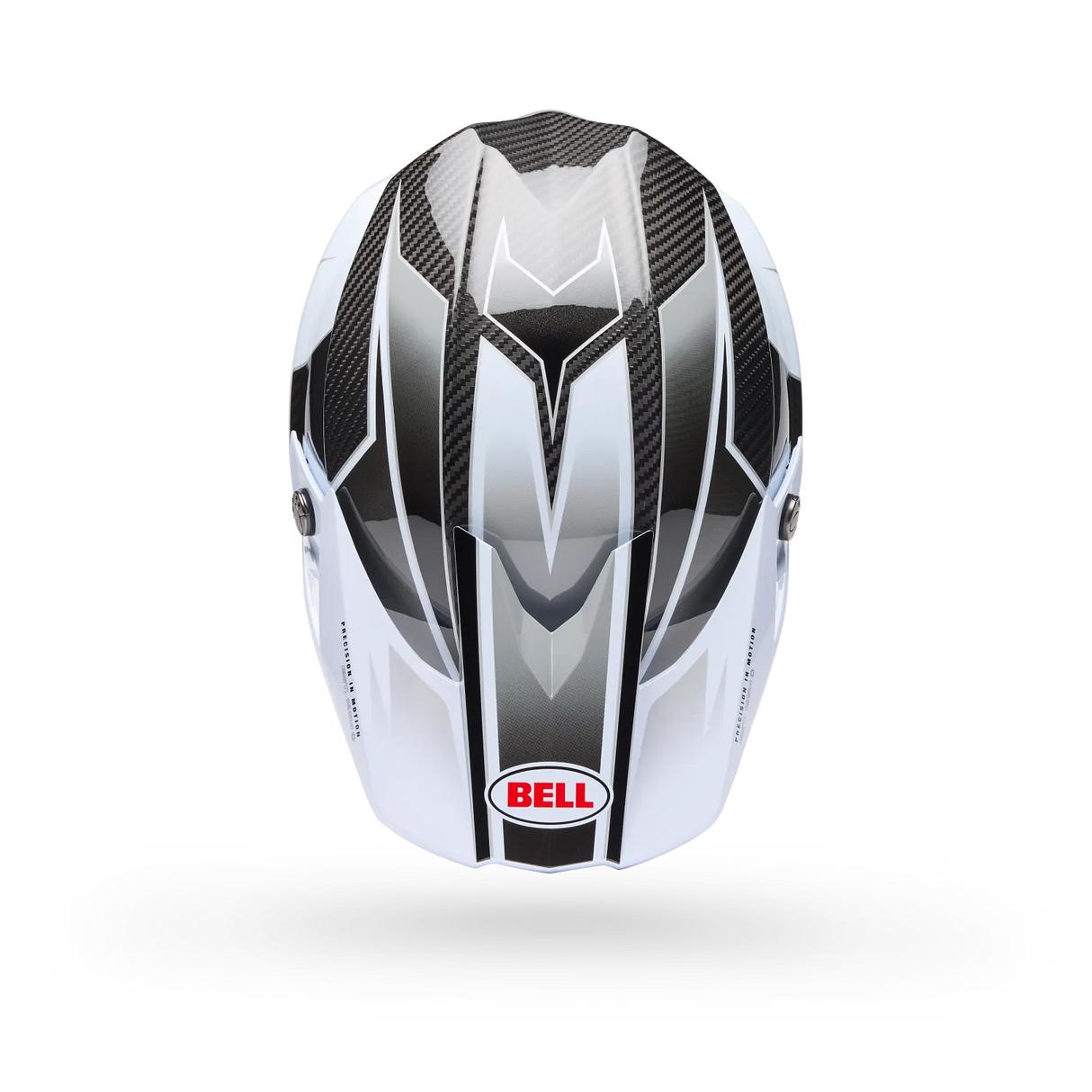 Bell Moto-10 Spherical Grid Gloss White/Black/Grey Helmet