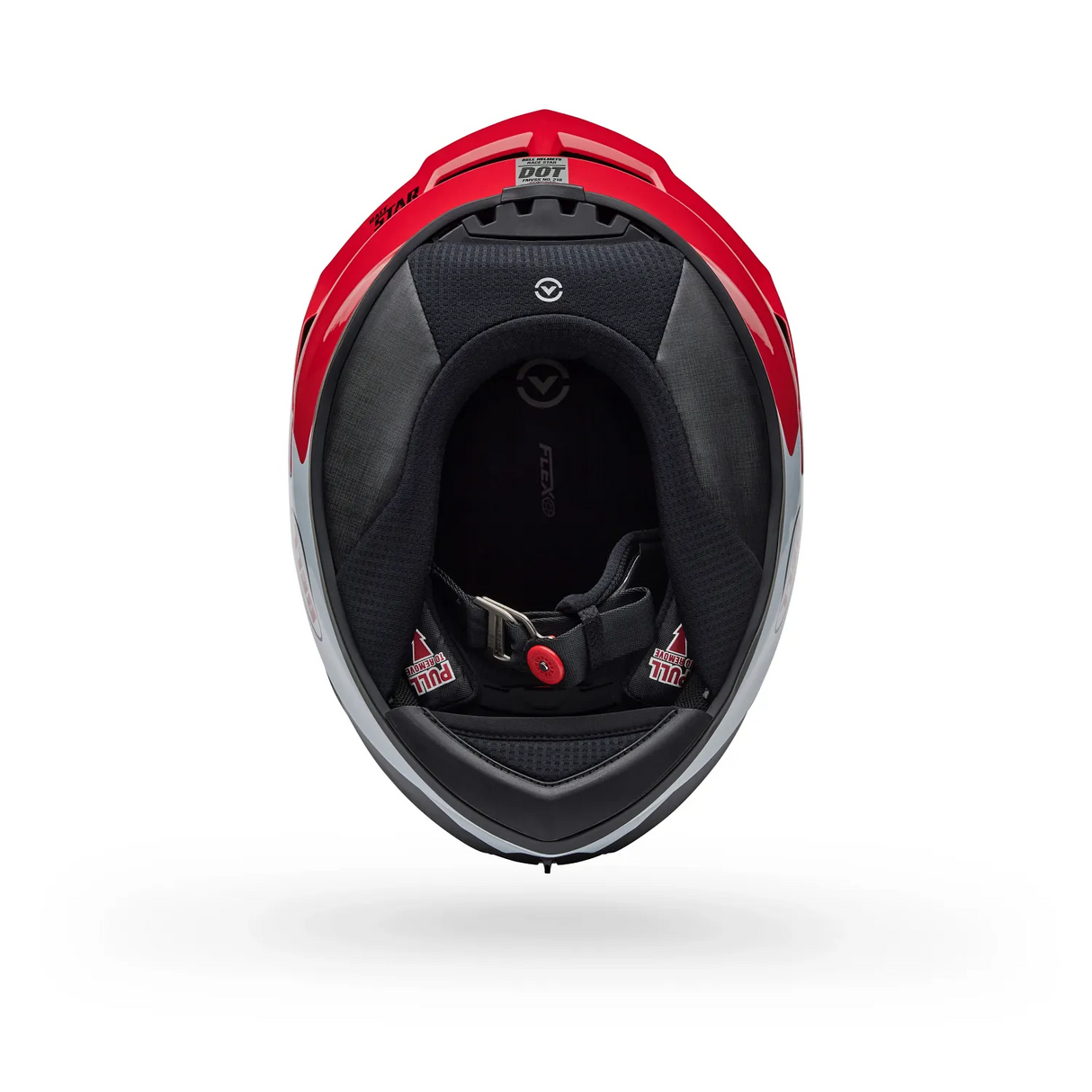 Bell Race Star DLX Flex Corsa Gloss Red/White Helmet