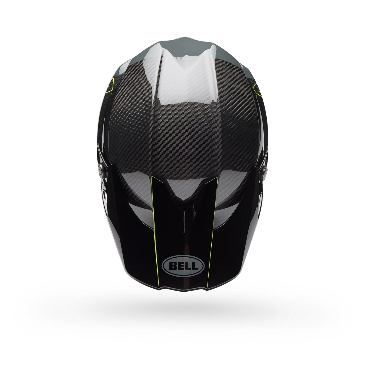 Bell Moto-10 Spherical Strike Gloss Yellow/Grey Helmet