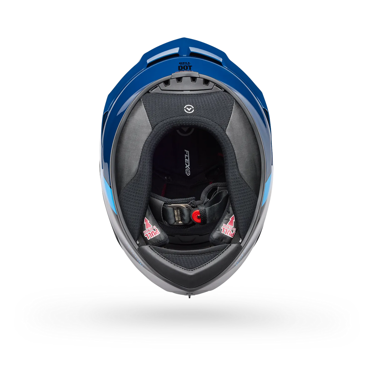 Bell Race Star DLX Flex Strike Gloss Blue Helmet