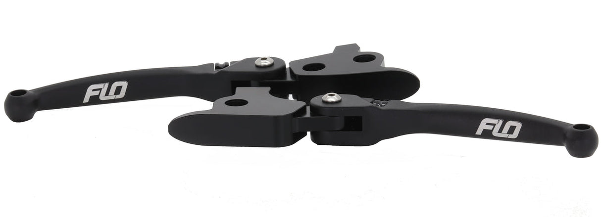 Flo Motorsports FLO-HD-814 MX Levers Black for Harley-Davidson Softail 25-Up