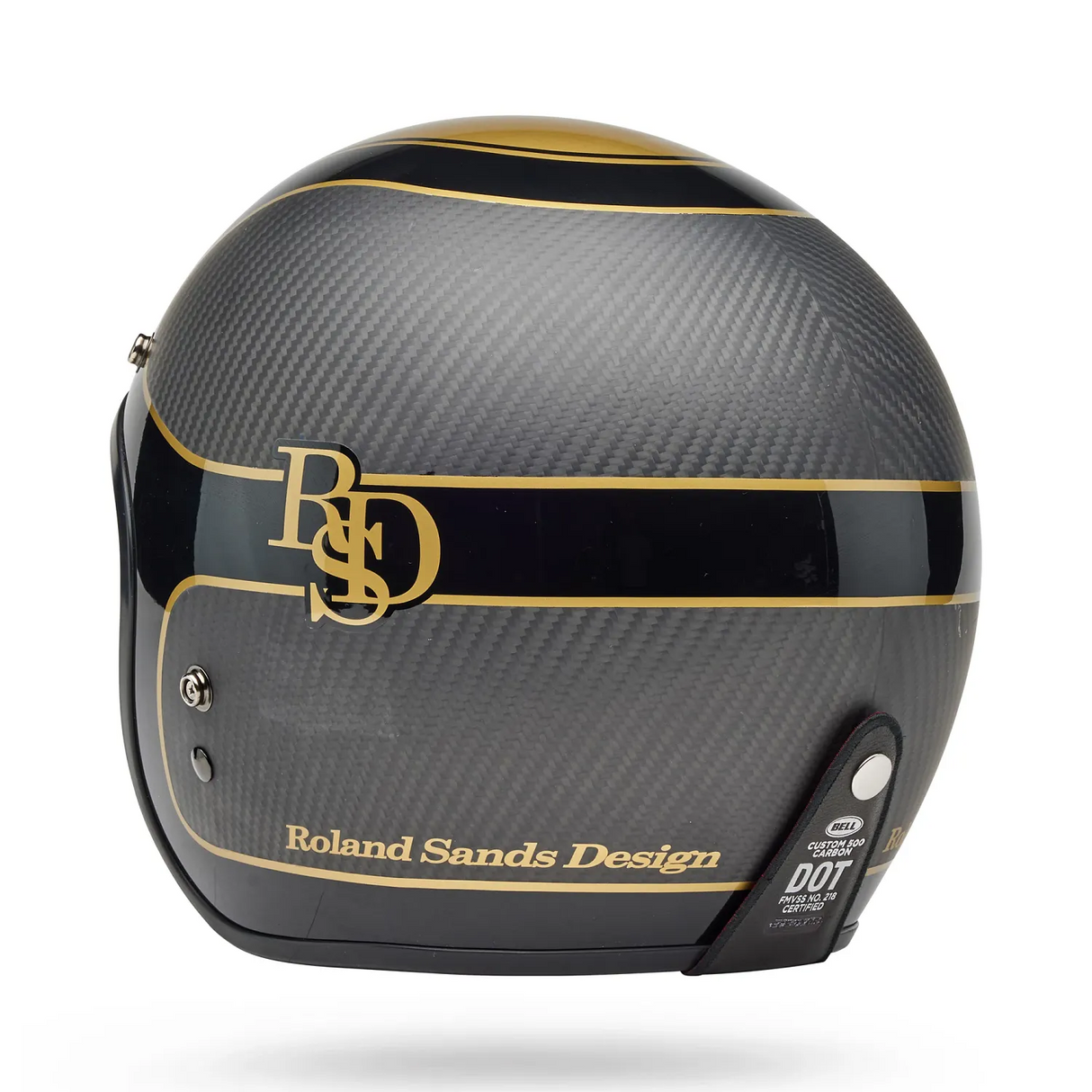 Bell Custom 500 Carbon RSD Player Matte/Gloss Black/Gold Helmet