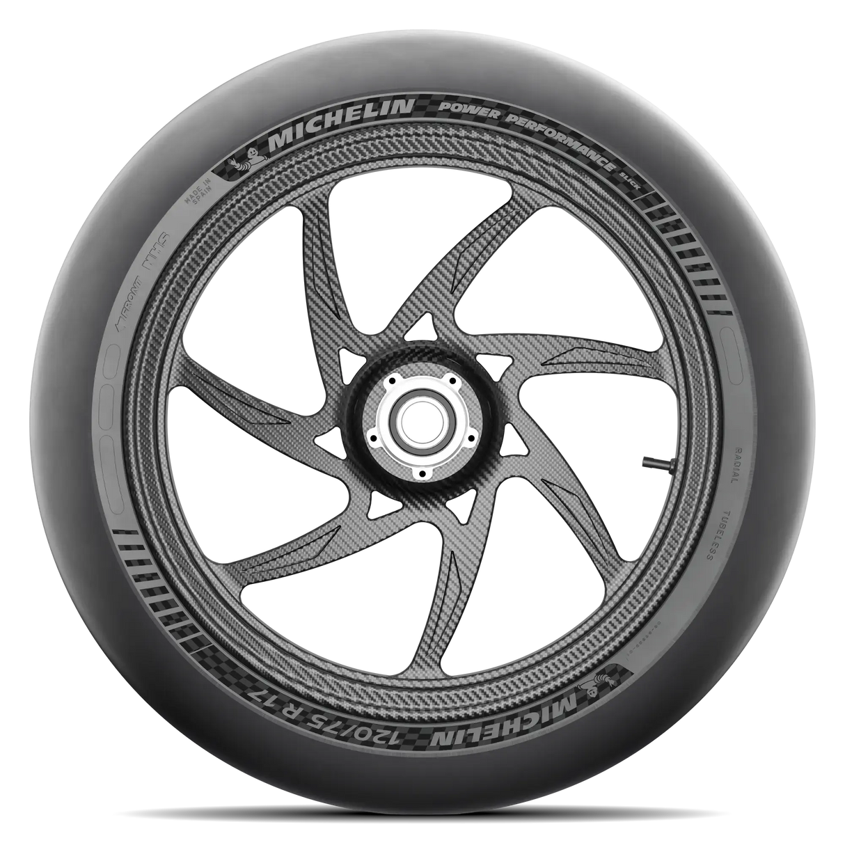 Michelin Power Performance Slick Soft Front Tyre 120/70 R-17 M/C 58V Tubeless