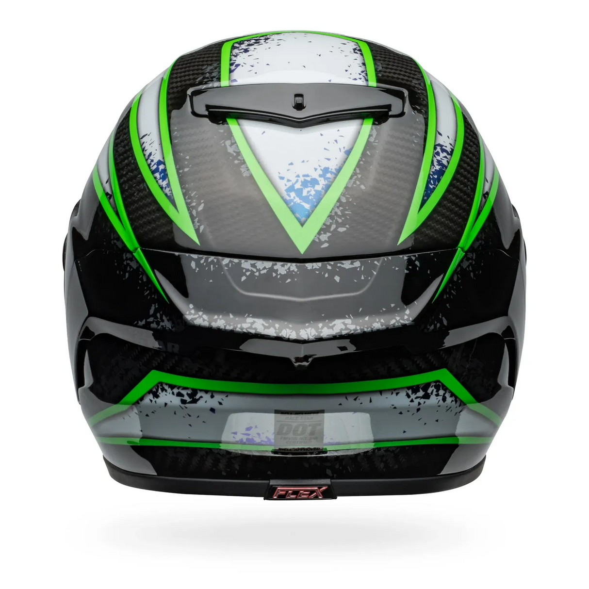 Bell Race Star DLX Flex Xenon Gloss Black/Kryptonite Helmet