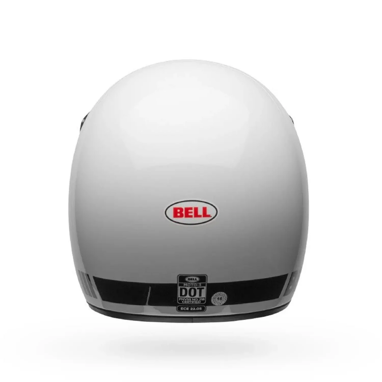 Bell Moto-3 Classic Gloss White Helmet