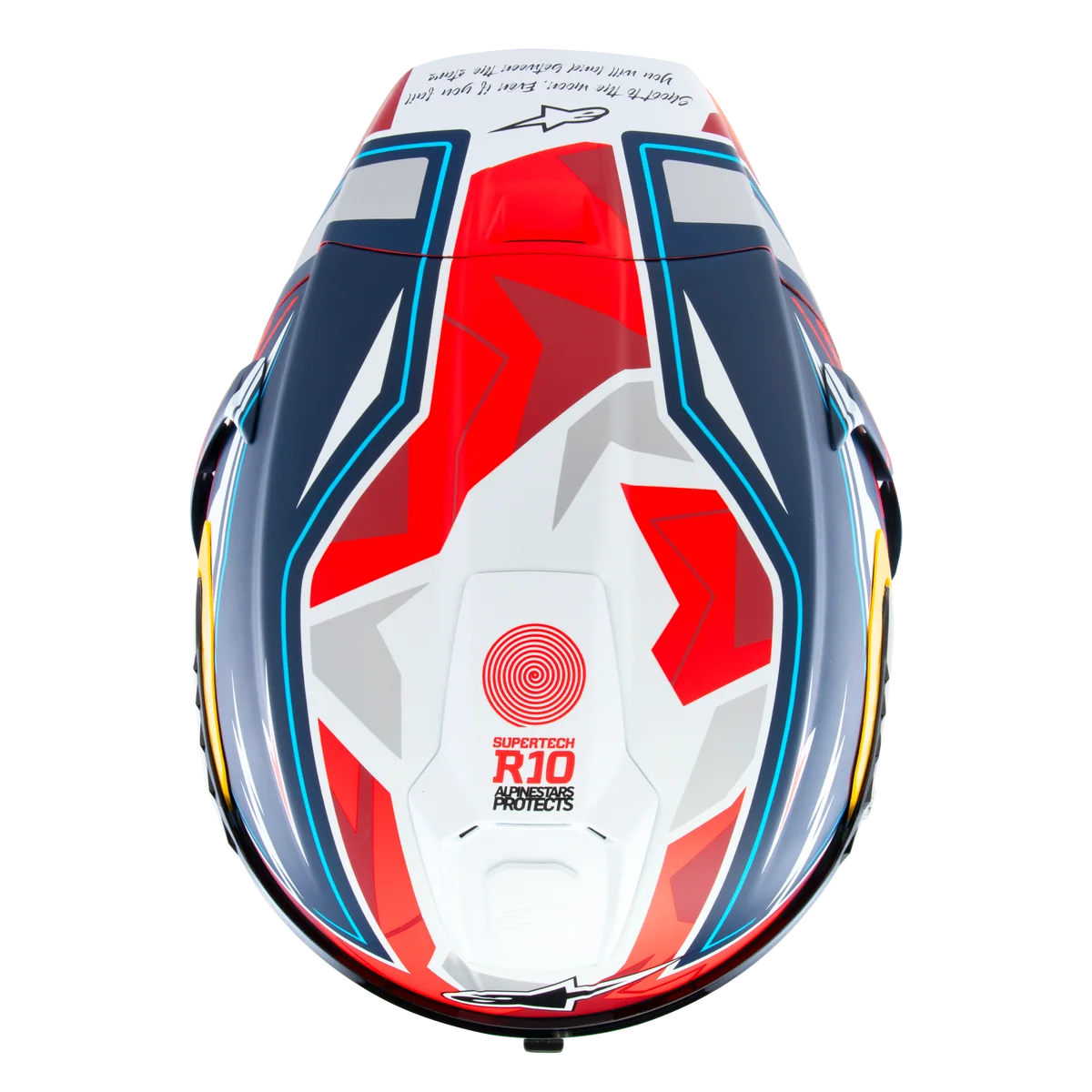 Alpinestars Supertech R10 Limited Edition Acosta Matte Blue/Red/White Helmet