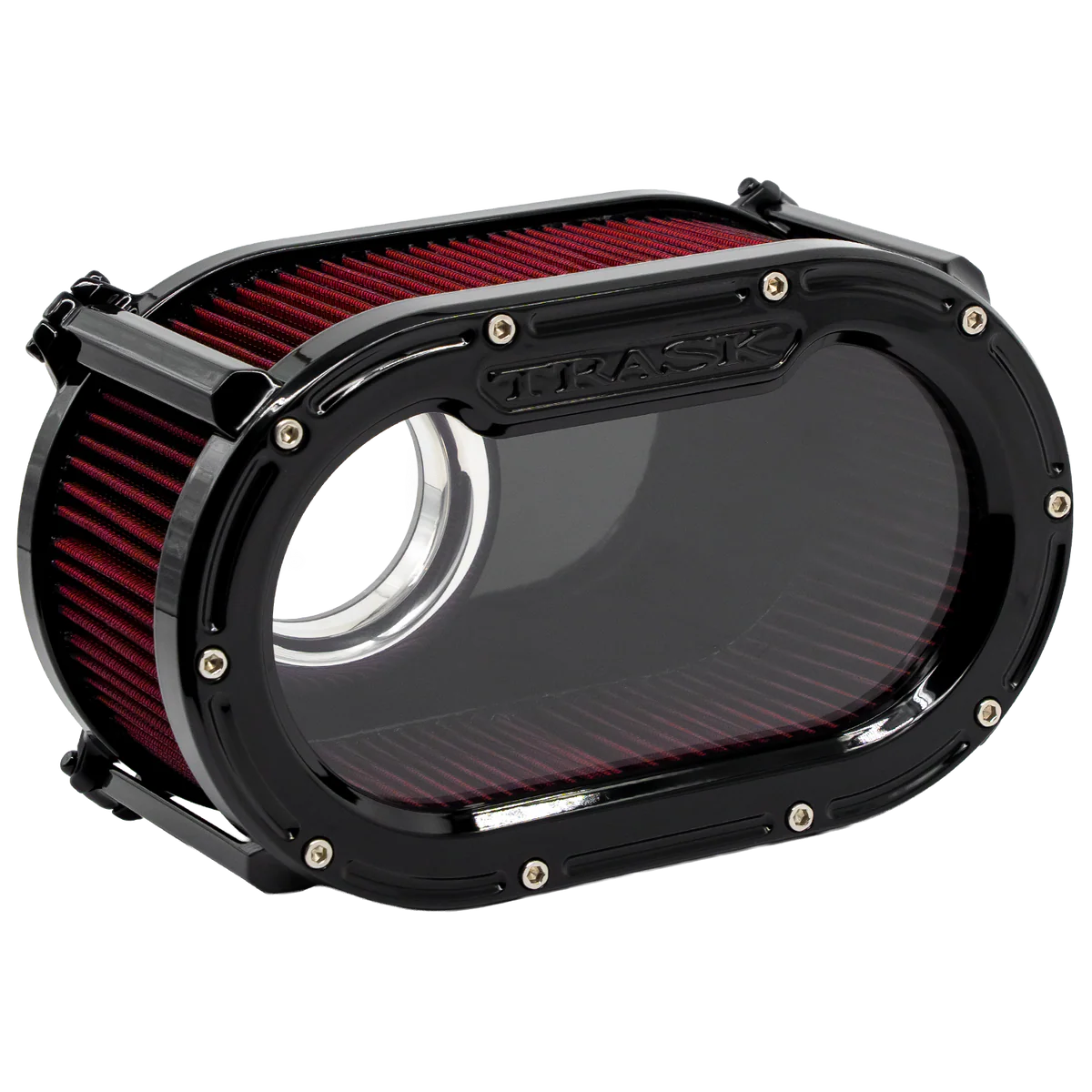 Trask Performance TP-TM-1033GBK Big Papi Air Cleaner Kit Gloss Black for Harley-Davidson Touring 17-24/Softail 18-24