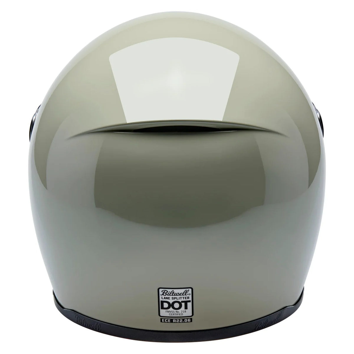 Biltwell Lane Splitter Gloss Chalk Helmet