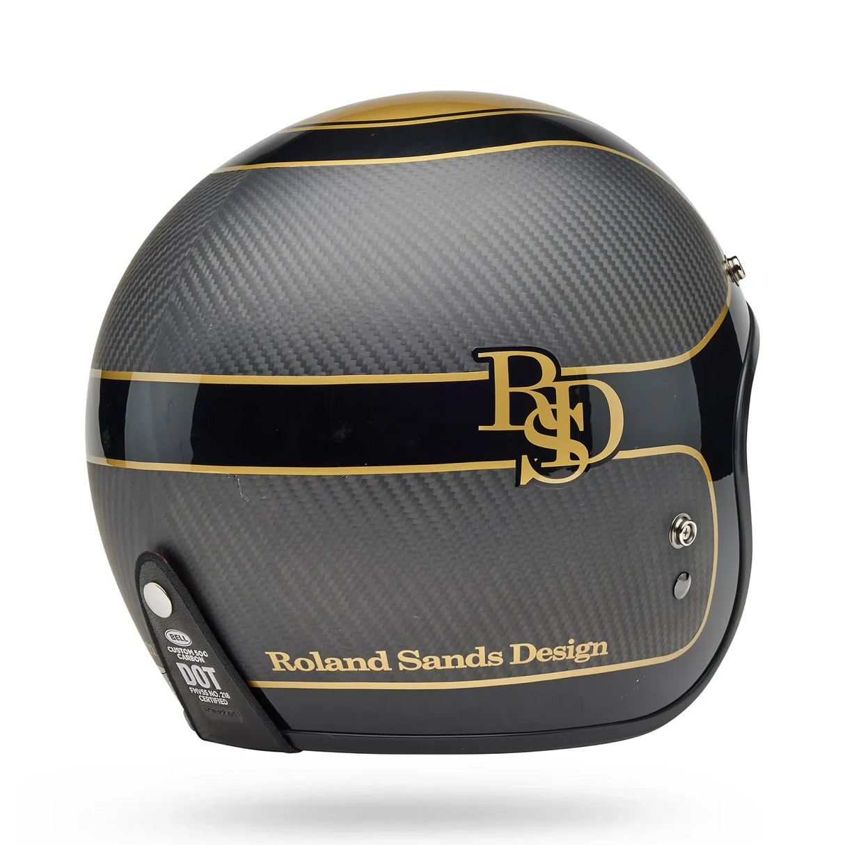Bell Custom 500 Carbon RSD Player Matte/Gloss Black/Gold Helmet