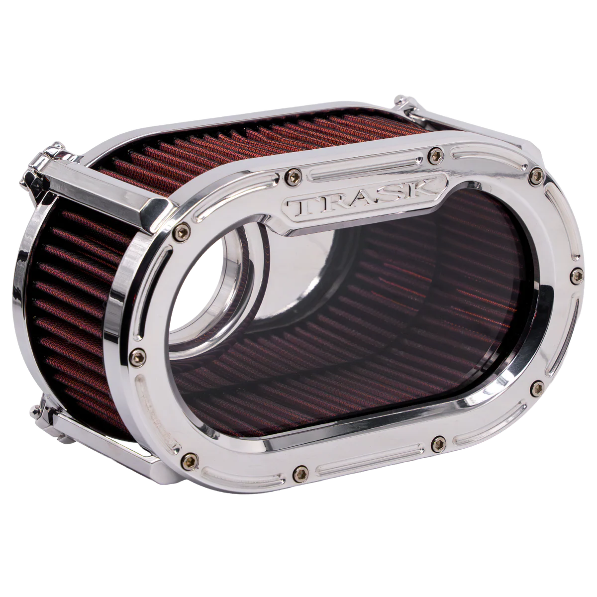 Trask Performance TP-TM-1033CH Big Papi Air Cleaner Kit Chrome for Harley-Davidson Touring 17-24/Softail 18-24