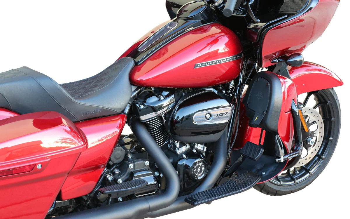 Thrashin Supply TS-TSC-2200-1 Bagger Rider Floorboards Black for Harley-Davidson Touring 82-16/FL Softail 86-17/Dyna Switchback 12-16