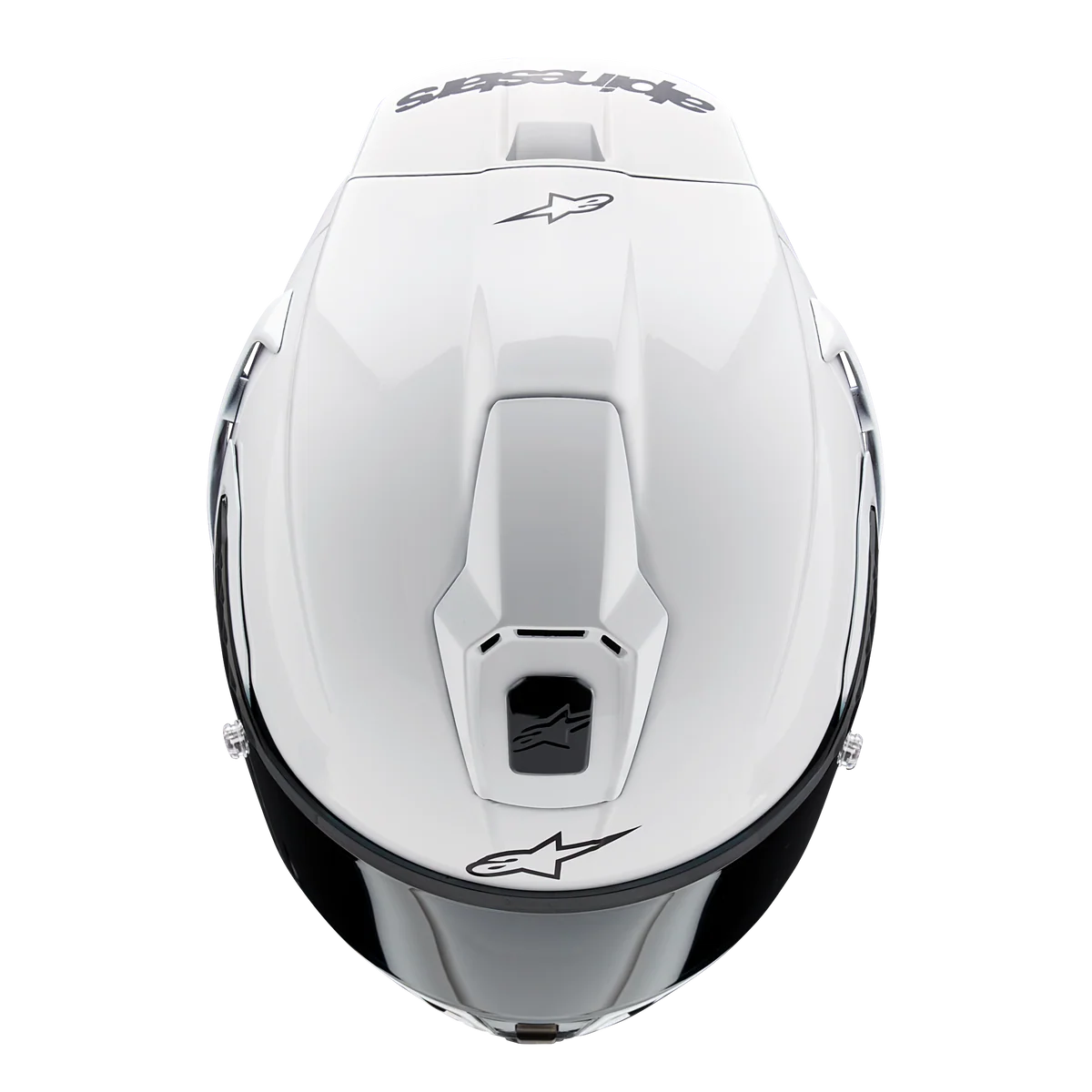 Alpinestars Supertech R10 Solid Gloss White/Matte Black Helmet