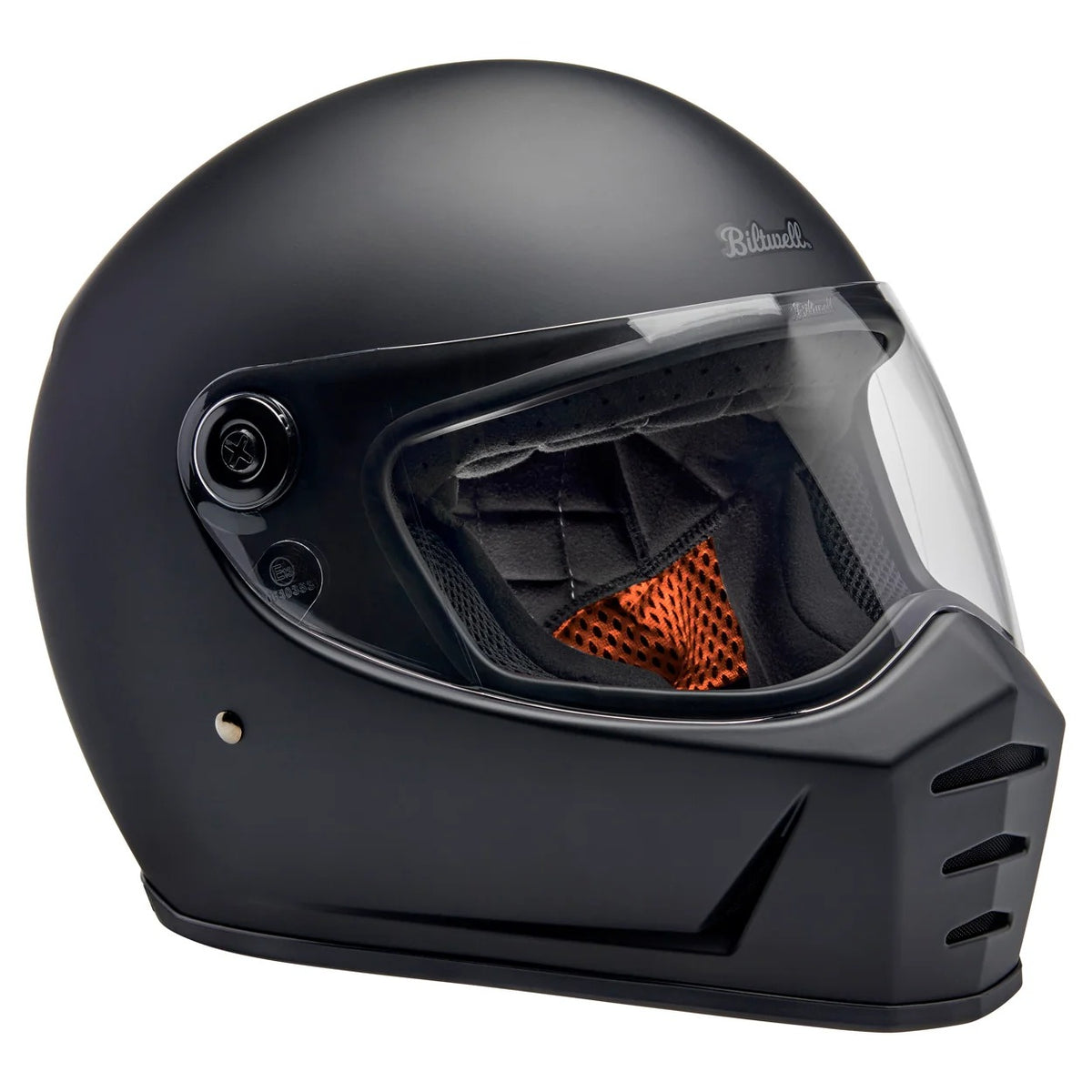 Biltwell Lane Splitter Flat Black Helmet