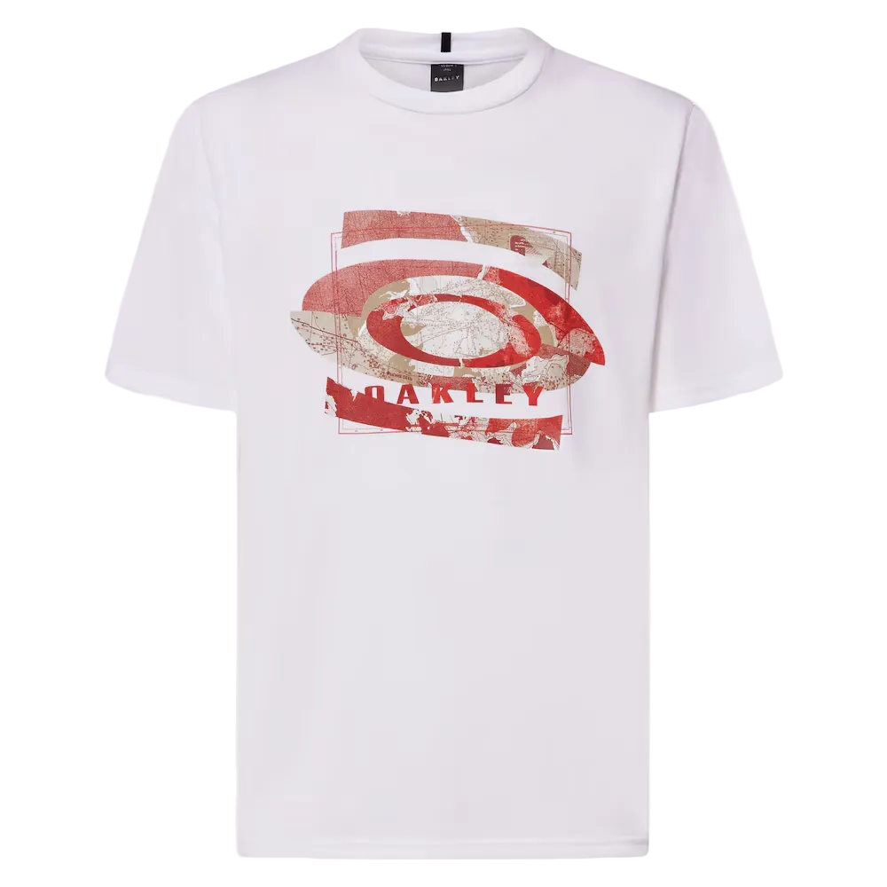 Oakley Camo Map White Tee