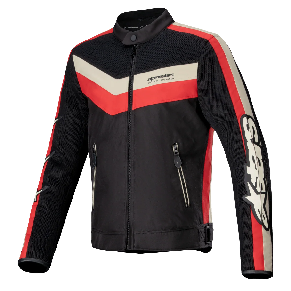 Alpinestars T-Dyno Air Black/Bright Red/Ecru Jacket