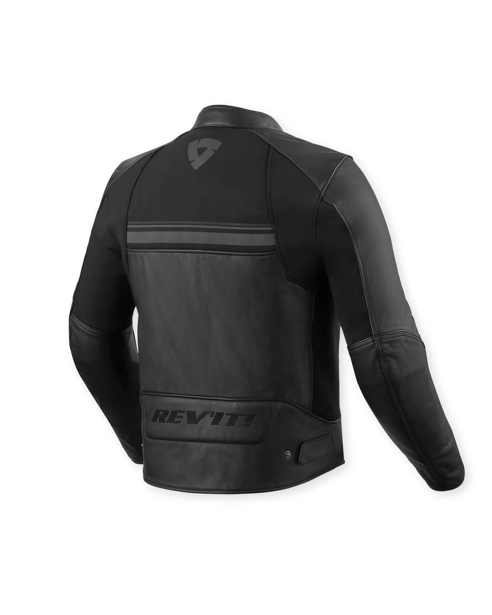 REV'IT! Mile 2 Black Leather Jacket