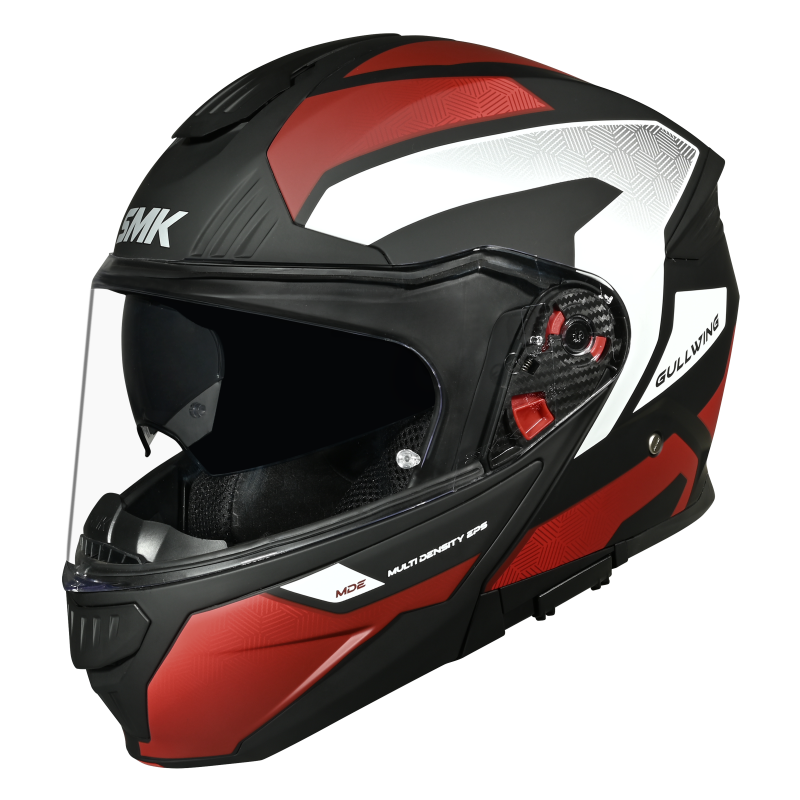 SMK Gullwing Sonic Matte Black/Red/White MA231 Helmet