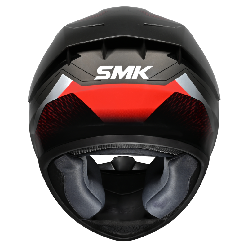 SMK Stellar Sport Flight Gloss Black/Red/Grey GL236 Helmet
