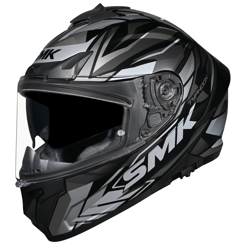 SMK Typhoon 06 Rival Matte Black/Grey MA266 Helmet