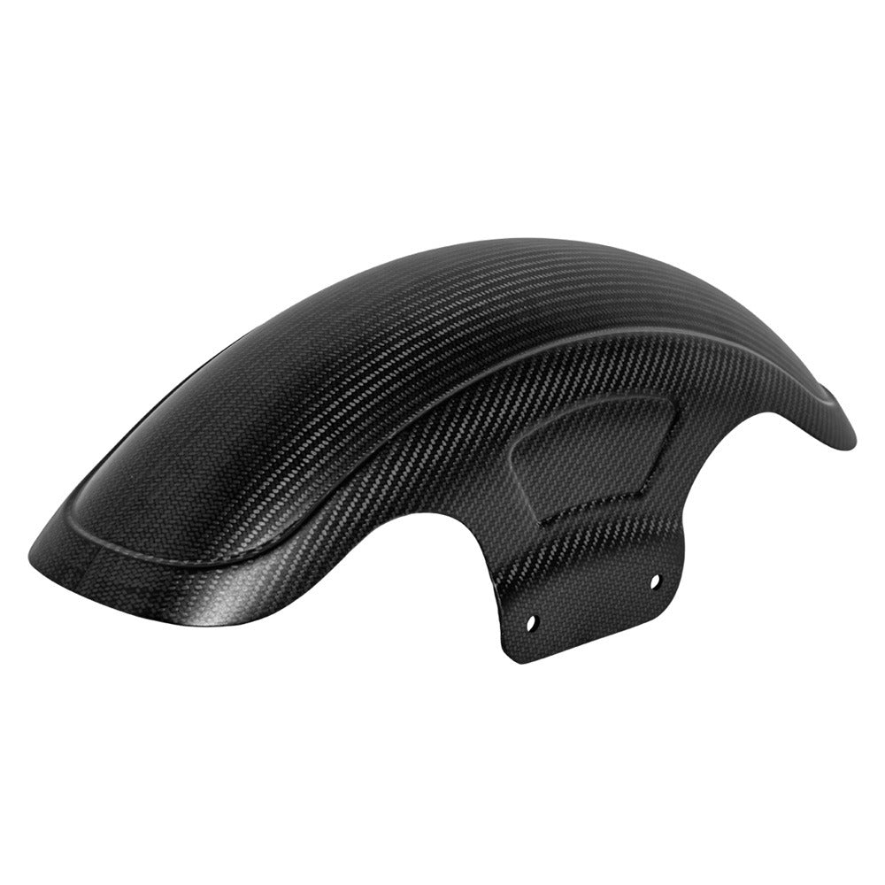 Saddlemen SAD-CF-823-07-001M Shorty Carbon Front Fender Matte Finish for Harley-Davidson CVO Touring 23-Up/Street Glide/Road Glide/Touring 24-Up Models w/19" Front Wheel