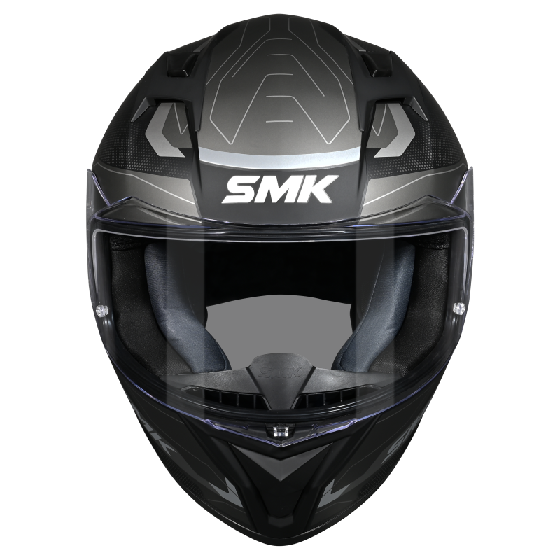 SMK Stellar Sport Flight Matte Black/Grey MA266 Helmet