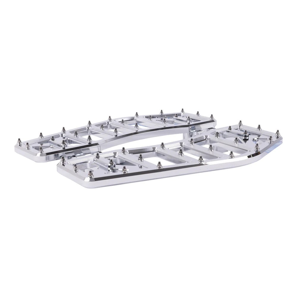Thrashin Supply TS-TSC-2219-3 Aggressor Rider Floorboards Chrome for Harley-Davidson Touring 82-16/FL Softail 86-17/Dyna Switchback 12-16