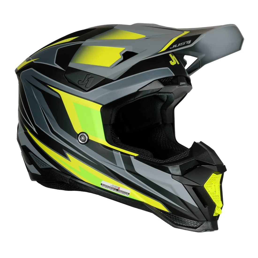 Just1 J40 Speed Matte Fluro Yellow/Black Helmet