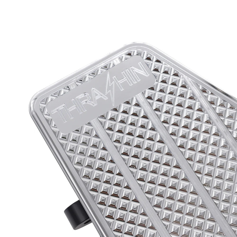 Thrashin Supply TS-TSC-2200-3 Bagger Rider Floorboards Chrome for Harley-Davidson Touring 82-16/FL Softail 86-17/Dyna Switchback 12-16