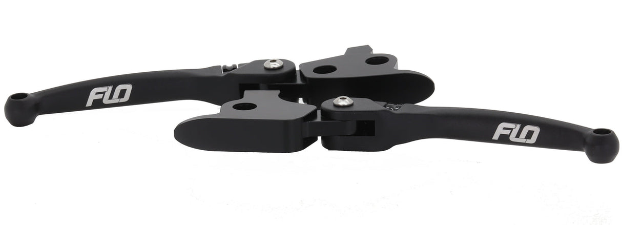 Flo Motorsports FLO-HD-813 MX Levers Black for Harley-Davidson CVO Touring 23-Up/Street Glide/Road Glide 24-Up/Touring 25-Up
