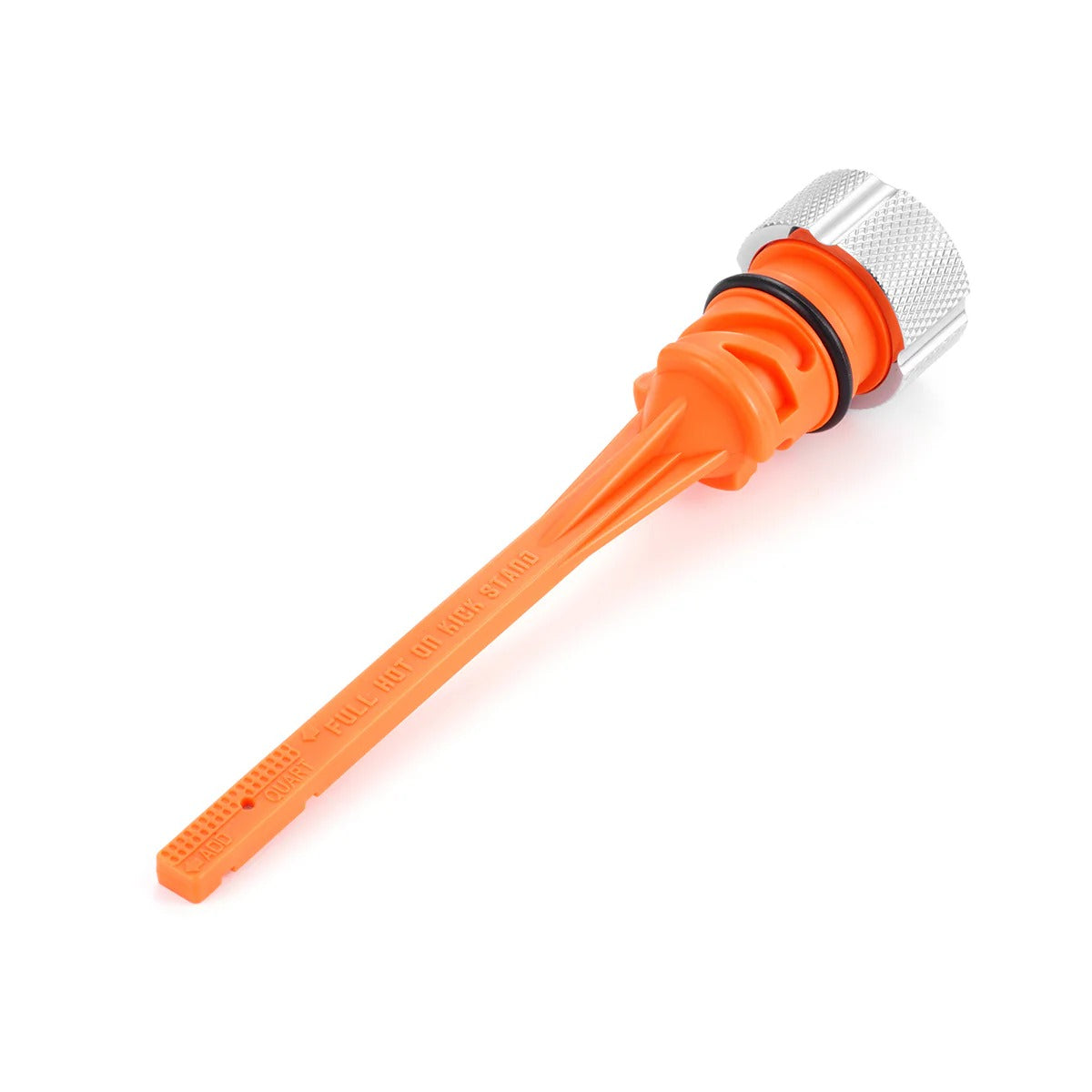 Figurati Designs FIG-FD01-STM8-KN-SV Magnetic Dipstick Silver for Harley-Davidson Softail 18-24
