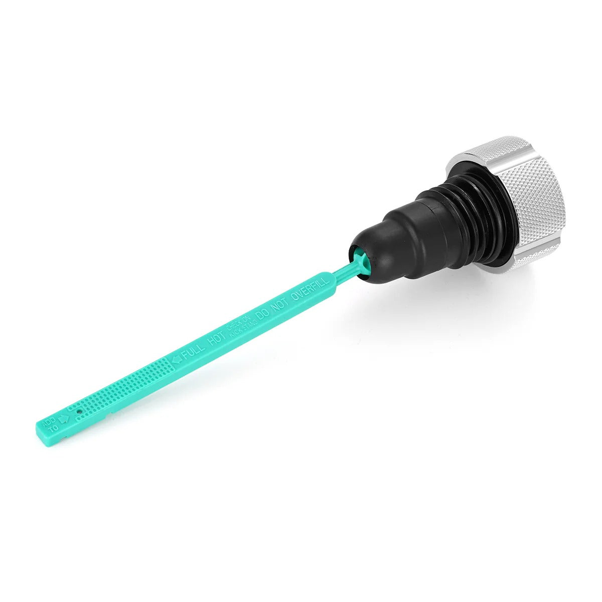 Figurati Designs FIG-FD01-MAGDS-DYNA-KN-SS Magnetic Engine Oil Dipstick Silver for Harley-Davidson Dyna 06-17