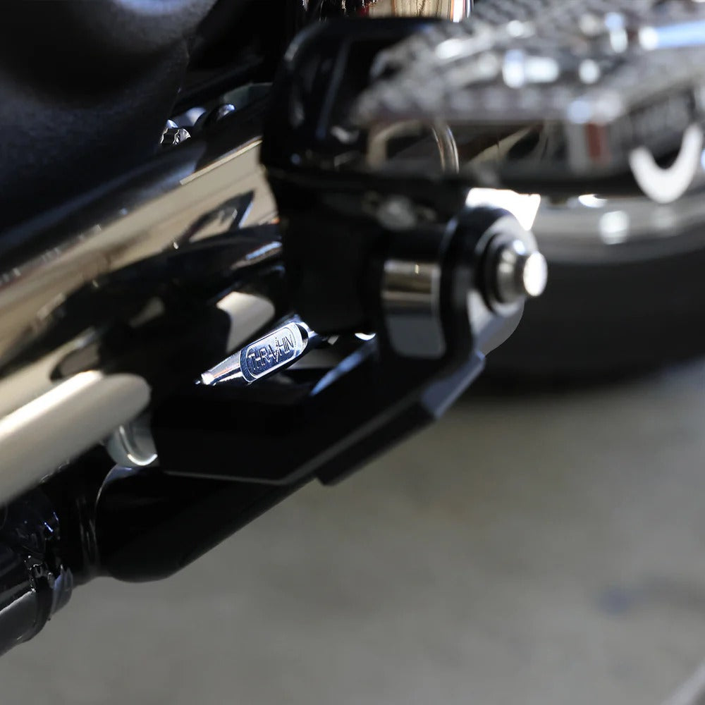 Thrashin Supply TS-TSC-2301-3 Adjustable Brake Linkage Chrome for Softail 18-Up w/Mid Controls
